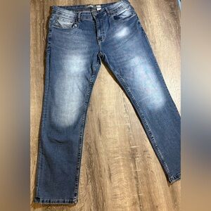 Cultura New York Jeans Pants Men's 38x32 Blue Denim Stretch